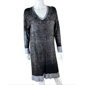 Mer Sea Black Cashmere Sweater Dress Size L